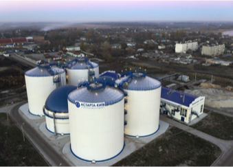 Astarta biogas facility, Ukraine